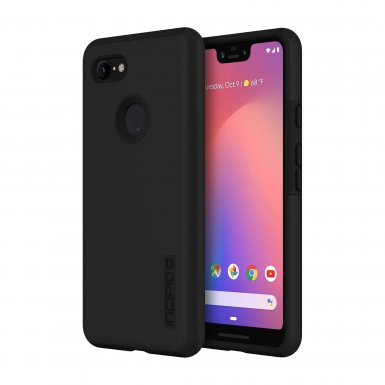 Incipio DualPro Case - удароустойчив хибриден кейс за Google Pixel 3 XL (черен)