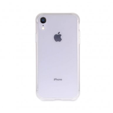 Torrii Glassy Case - силиконов (TPU) калъф със стъклен гръб за iPhone XR (прозрачен)