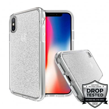 Prodigee SuperStar Case - хибриден кейс с висока степен на защита за iPhone XS Max (прозрачен)
