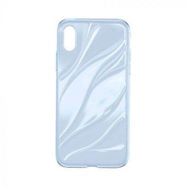 Baseus Water Мodelling Case - силиконов TPU калъф за iPhone X (син)