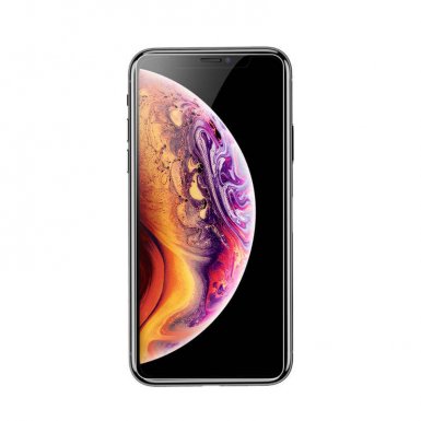 Baseus Tempered Glass Film (0.33mm) - калено стъклено защитно покритие за дисплея на iPhone XS Max (прозрачен)