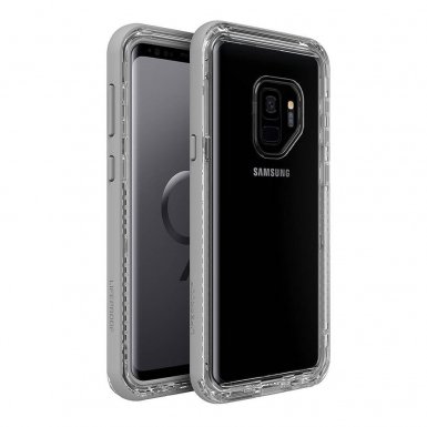 LifeProof Next - удароустойчив кейс за Samsung Galaxy S9 (сив-прозрачен)