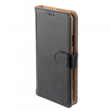 4smarts Premium Wallet Case URBAN - кожен калъф с поставка и отделение за кр. карта за Huawei Mate 20 (черен)