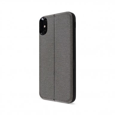 Artwizz SecretCase - текстилен кейс с отделение за карти за iPhone XS Max (сив)