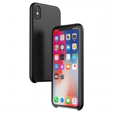 Baseus Original LSR Case - силиконов (TPU) калъф за iPhone XS Max (черен)