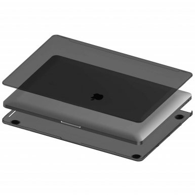 Elago Slim Case - предпазен поликарбонатов кейс за MacBook Pro 15 Touch Bar (Mid 2016), (Late 2017), (Mid 2018) (тъмносив)