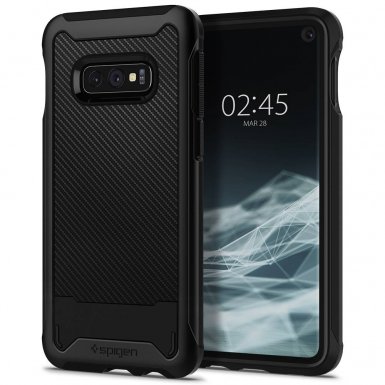 Spigen Hybrid NX Case - хибриден кейс с висока степен на защита за Samsung Galaxy S10E (черен)