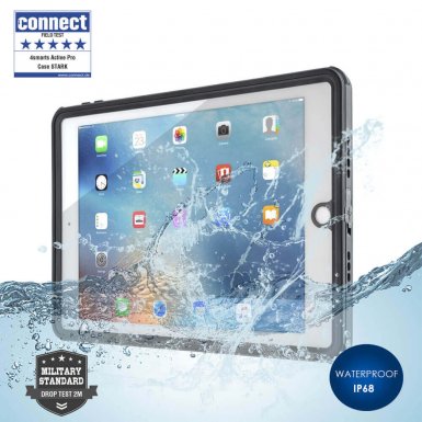 4smarts Rugged Case Active Pro STARK - ударо и водоустойчив калъф за iPad Pro 9.7, iPad Air 2 (черен)