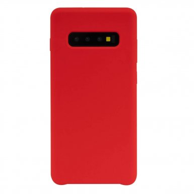 JT Berlin Steglitz Silicone Case - силиконов калъф за Samsung Galaxy S10 (червен)