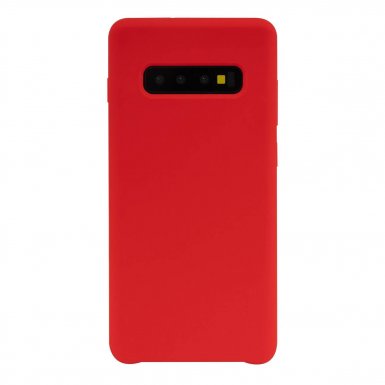 JT Berlin Steglitz Silicone Case - силиконов калъф за Samsung Galaxy S10 Plus (червен)