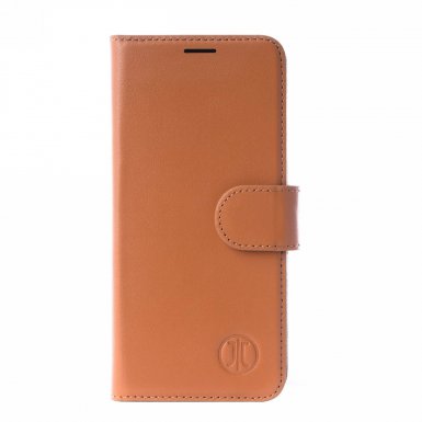 JT Berlin LeatherBook Kreuzberg Case - хоризонтален кожен (естествена кожа) калъф тип портфейл за Huawei P30 Lite (кафяв)