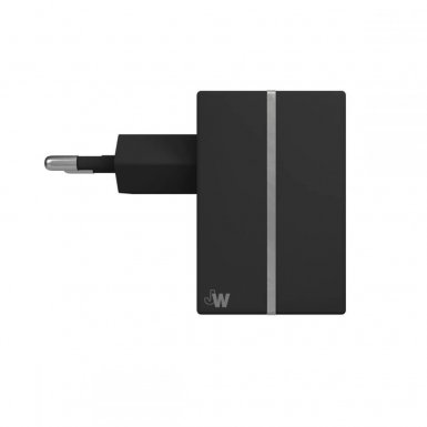 Just Wireless Mains Charger 2.4A EU - захранване за ел. мрежа 2.4A с USB изход (черен)