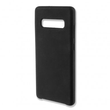 4smarts Cupertino Silicone Case - тънък силиконов (TPU) калъф за Samsung Galaxy S10 Plus (черен)