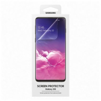 Samsung Screen Protector ET-FG973CTEGWW - два броя оригинално защитно покритие за Samsung Galaxy S10