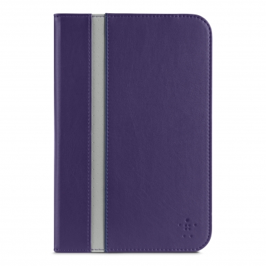 Belkin Cinema Stripe - кожен калъф и поставка за Samsung Galaxy Note 8 (син)