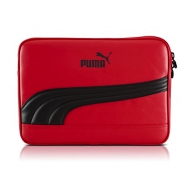Puma Formstripe Sleeve - кожен калъф за MacBook Pro 15, Retina 15 и устройства до 15.4 инча (червен)