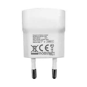 BlackBerry USB Charger HDW-29713 - захранване за Blackberry устройства (bulk) (бял)
