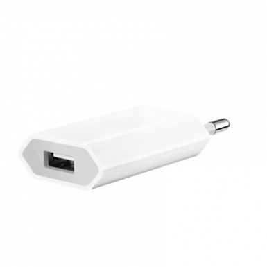 Apple USB Power Adapter 5W - оригиналнo захранване с USB изход за ел. мрежа за iPhone и iPod (bulk package)