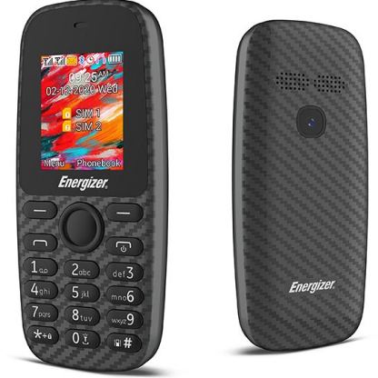 Мобилен Телефон Energizer E2 , БГ МЕНЮ, 2 сим карти, Камера, Bluetooth (черен)