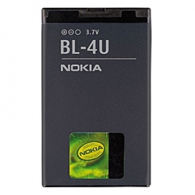 Nokia Battery BL-4U - оригинална батерия за Nokia 8800 Series, E75, Asha 300, Asha 308 и други мобилни телефони Nokia