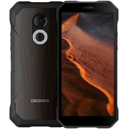 DooGee S61, Удароустойчив 6GB +128GB, Камера 20MP, Батерия 5180mAh, с 2 сим карти (Черен)