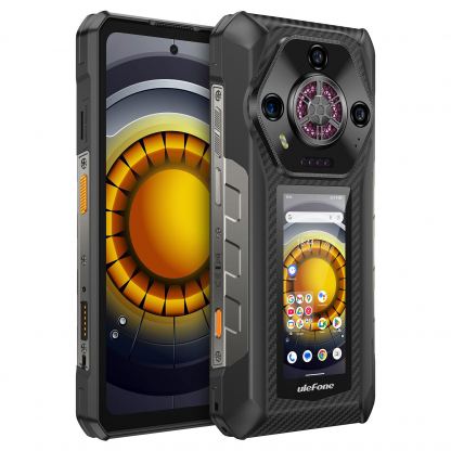 Ulefone Armor 30 Pro ( ИЗПОЛЗВАН ), 5G, Удароустойчив (16GB+16GB) + 512, 50MP Камера + Нощно виждане, Батерия 12800mAh (черен-orange)