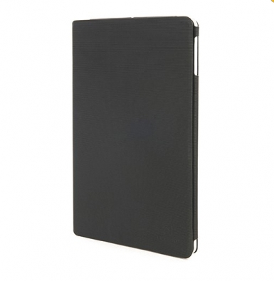 Tucano Fresco Folio Case - полиуретанов гумиран калъф и поставка за iPad Air, iPad 5 (2017) (черен)