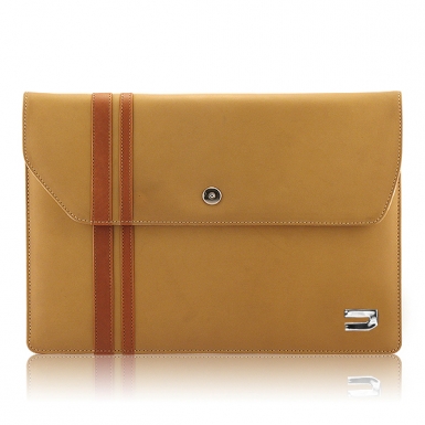 Urbano Leather Envelope Case - кожен калъф (естествена кожа) за MacBook Air 11 и лаптопи до 11 ин. (кафяв)