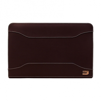 Urbano Leather Folder Case - кожен калъф (естествена кожа) за MacBook Air 11 (тъмнокафяв)