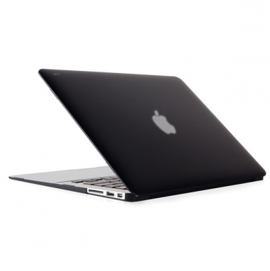 Moshi iGlaze Hard Case - предпазен кейс за MacBook Air 13 инча (модел 2013) (черен)
