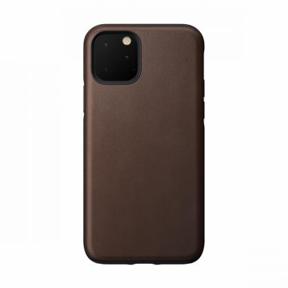 Nomad Leather Rugged Case - кожен (естествена кожа) кейс за iPhone 11 Pro Max (кафяв)