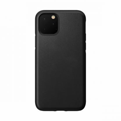 Nomad Leather Rugged Case - кожен (естествена кожа) кейс за iPhone 11 Pro Max (черен)