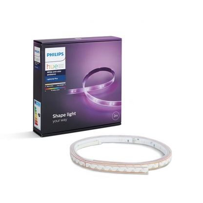 Philips Hue Bridge Philips Hue LightStrip Plus EU/UK Base - удължителна LED лента (200 см.) за безжично управляемо осветление за iOS и Android устройства  - мост за безжично управляемо осветление за iOS и Android устройства 