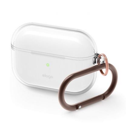Elago Airpods Pro TPU Hang Case - силиконов калъф с карабинер за Apple Airpods Pro (прозрачен)