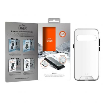 Eiger Glacier Case - удароустойчив хибриден кейс за Samsung Galaxy S20 (прозрачен)
