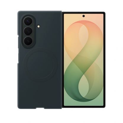 Оригинален силиконов кейс с MagSafe поддръжка за Samsung Galaxy Z Fold8 Ultra - Samsung Silicone Magnet Cover Case EF-EF976CGE (тъмнозелен)
