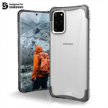 Urban Armor Gear Plyo Case - удароустойчив хибриден кейс за Samsung Galaxy S20 Plus (прозрачен)