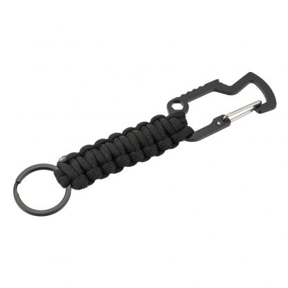 4smarts Carabiner with Paracord - мултифункционален карабинер (черен)