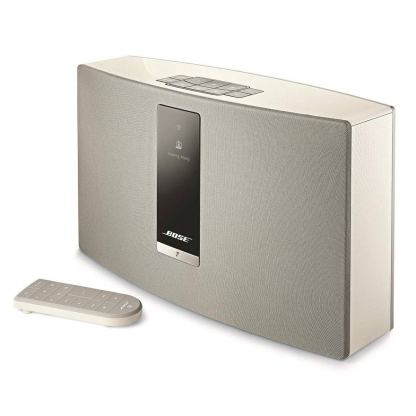 Bose SoundTouch 20 Series III Wireless Speaker - безжичен аудиофилски Bluetooth спийкър с гласово управление (бял)