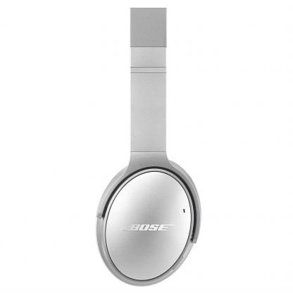 Bose QuietComfort 35 II - безжични шумоизолиращи слушалки с микрофон за мобилни устройства (сребрист)