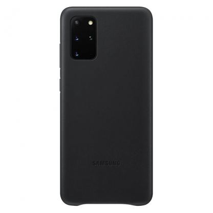 Samsung Leather Cover EF-VG985LBEGEU - оригинален кожен калъф (естествена кожа) за Samsung Galaxy S20 Plus (черен)