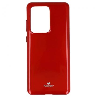Mercury Goospery Jelly Case - силиконов (TPU) калъф за Samsung Galaxy S20 Ultra (червен)
