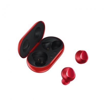Samsung Galaxy Buds Plus by AKG - безжични Bluetooth слушалки с микрофон за мобилни устройства (червен)