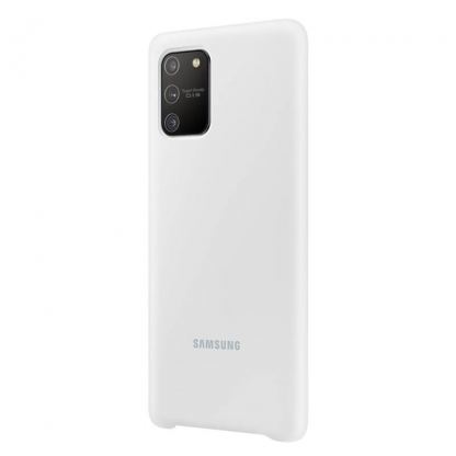 Samsung Silicone Cover Case EF-PG770TWEGEU - оригинален силиконов кейс за Samsung Galaxy S10 Lite (бял)