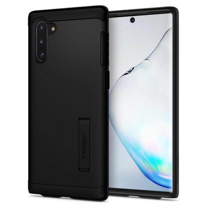 Spigen Slim Armor Case - хибриден кейс с най-висока степен на защита за Samsung Galaxy Note 10 (черен)