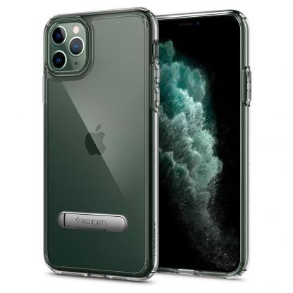 Spigen Ultra Hybrid S Case - хибриден кейс с висока степен на защита за iPhone 11 Pro Max (прозрачен)