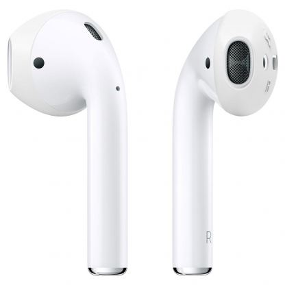 Spigen RA220 Airpods Ear Tips - антибактериални силиконови калъфчета за Apple Airpods и Apple Airpods 2 (бял) (4 броя)