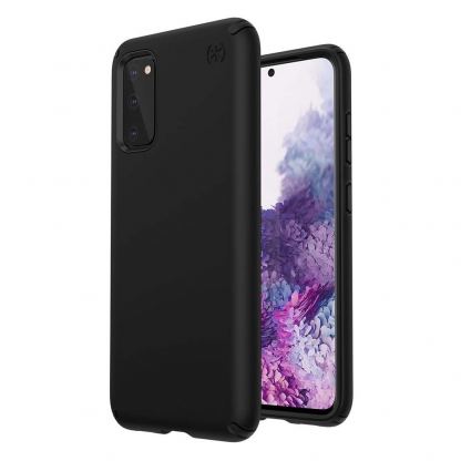 Speck Presidio Pro Case - удароустойчив хибриден кейс за Samsung Galaxy S20 (черен)