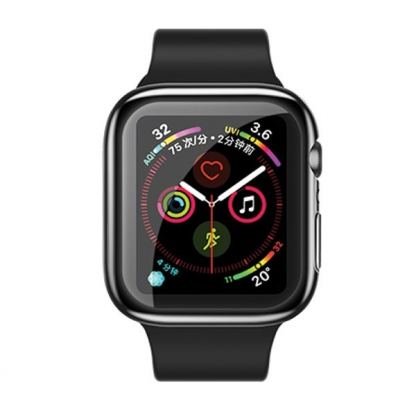 USAMS Full Protective TPU Case - качествен силиконов (TPU) кейс за Apple Watch Series 5/4 (40mm) (прозрачен)