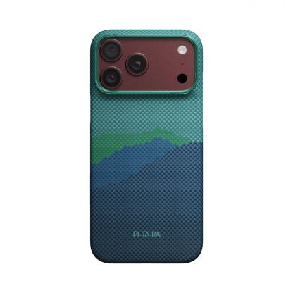  Кевларен кейс с MagSafe за iPhone 18 Pro, iPhone 17 Pro - Pitaka Edge Ultra-Slim Over The Horizon 2.0 Summer Noon Aramid Fiber Case